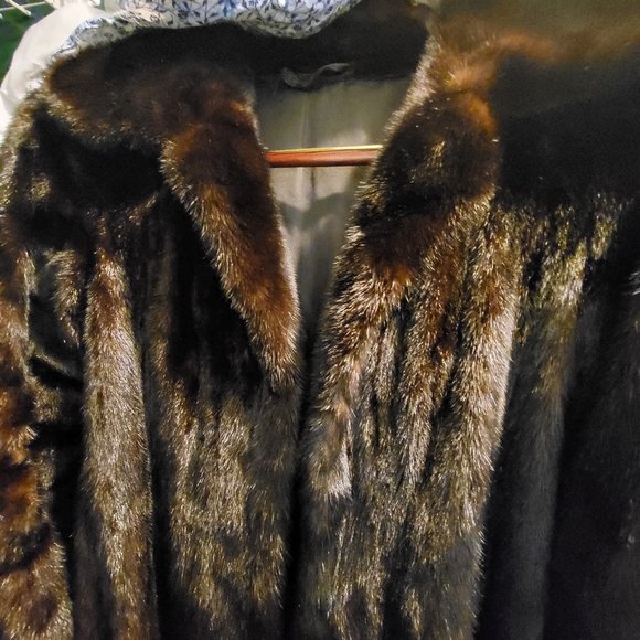 Full lenght Brown Mink Coat - Picture 2 of 6
